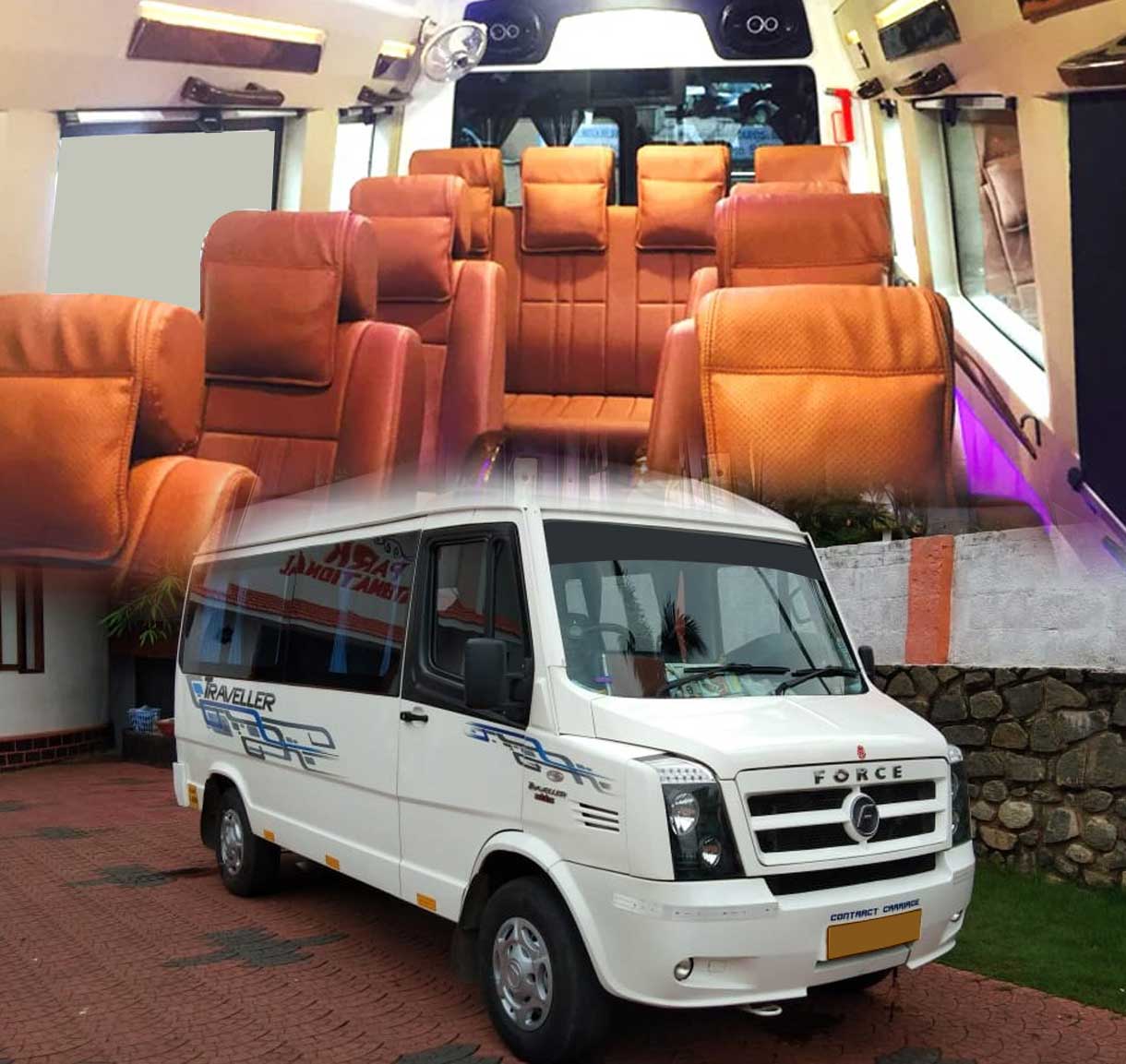 17 Seater Tempo Traveler Rajasthan